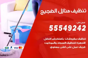 شركة تنظيف منازل الضجيج
